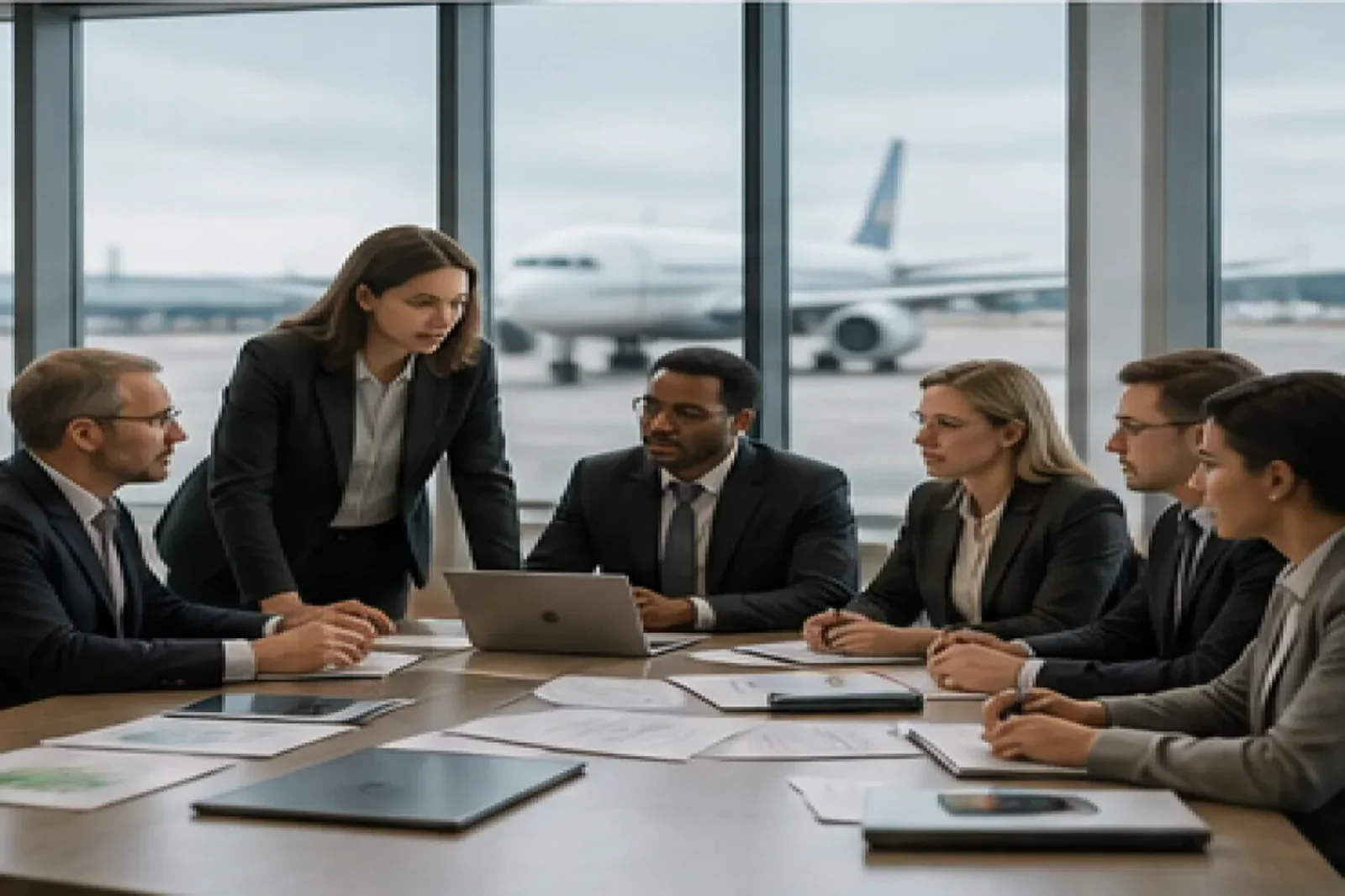 Aviation maintenance workforce planning team