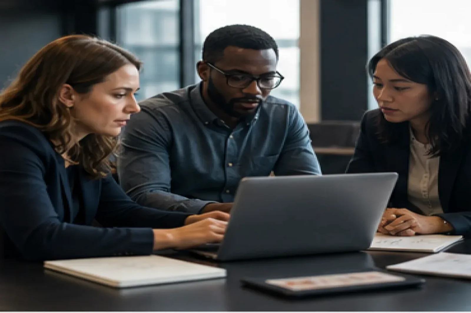 Legal operations technology team collaborating