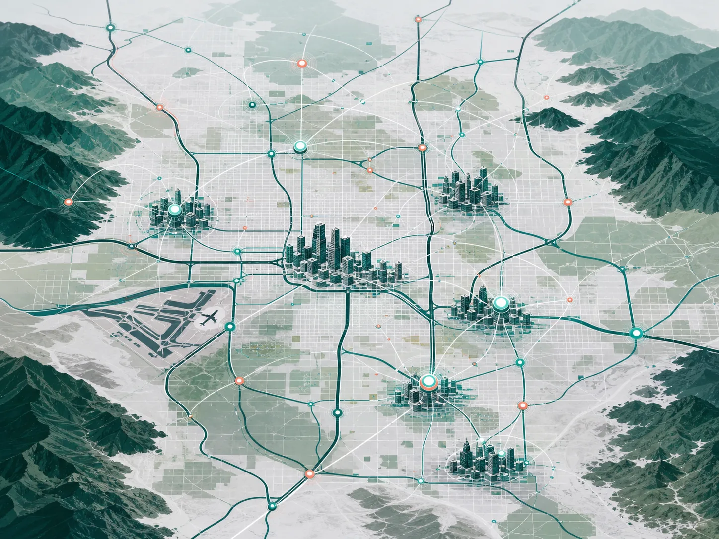 Technology-forward map of the Phoenix Metro talent network